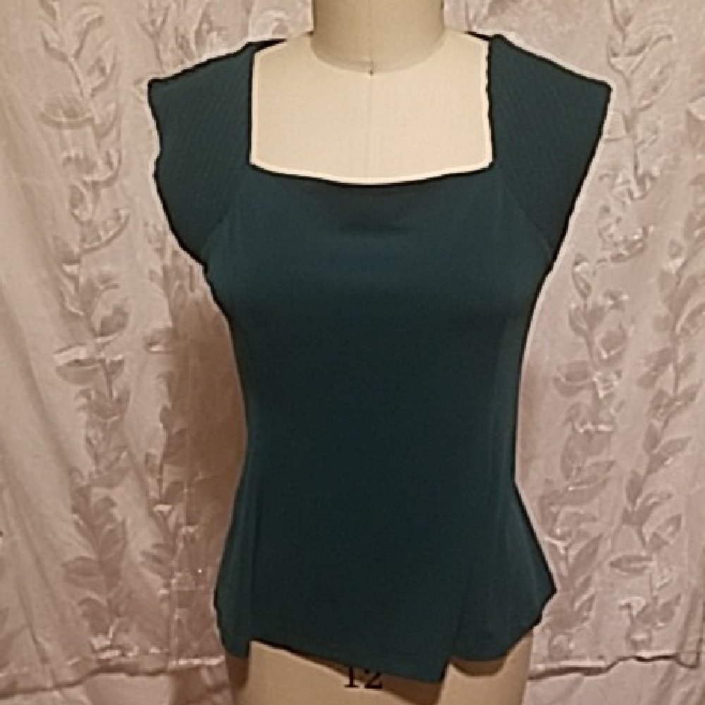 Catherine by Catherine Malandrino Women's Spruce Green Sleeveless Top